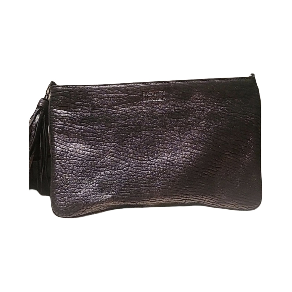 Badgley Mischka black clutch bag